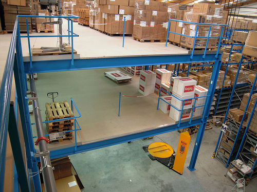 Mezzanine industrielle pour rayonnage - OHRA Regalanlagen - sur rayonnage à palettes / pour étagère / pour plancher industriel