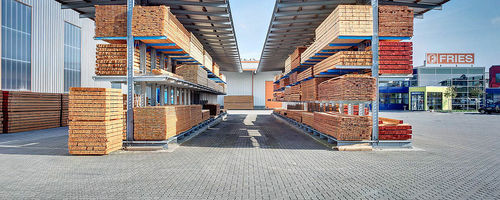 Rayonnage à usage extérieur - OHRA Regalanlagen - cantilever / par accumulation / réglable