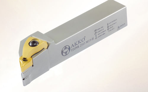 Porte-outil à vis de réglage - TDJN series - AKKO CUTTING TOOLS - pour l'usinage / pour tournage externe