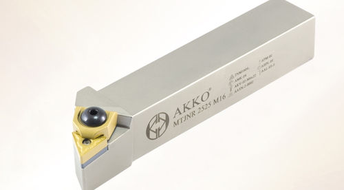 Porte-outil à vis de réglage - MTJN series - AKKO CUTTING TOOLS - pour l'usinage / pour tournage externe