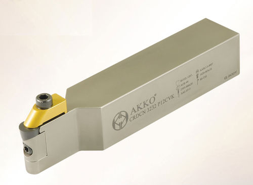 Porte-outil ISO - CRDCN series  - AKKO CUTTING TOOLS - à vis de réglage / pour l'usinage / pour tournage externe