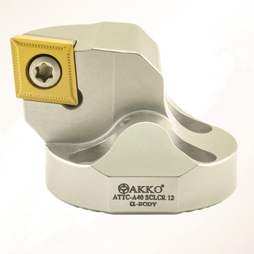 Porte-outil à vis de réglage - ATTC-A series - AKKO CUTTING TOOLS - pour l'usinage / antivibrations