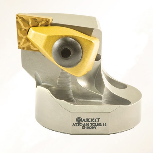 Porte-outil ISO - TCLN series - AKKO CUTTING TOOLS - à vis de réglage / pour l'usinage / antivibrations