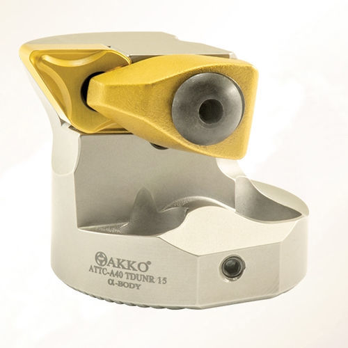 Porte-outil ISO - TDUN 1 series - AKKO CUTTING TOOLS - à vis de réglage / pour l'usinage / antivibrations