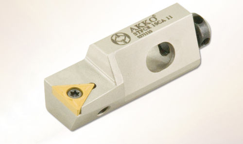 Porte-outil ISO - STFC series - AKKO CUTTING TOOLS - à vis de réglage / pour l'usinage / pour tournage interne
