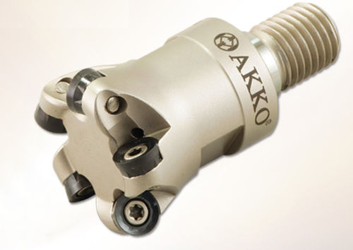 Fraise à plaquettes - AEMR-RC10T3-D series - AKKO CUTTING TOOLS - modulaire