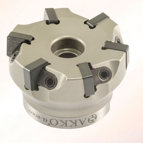 Fraise à plaquettes - AFM88C-SN1204 series - AKKO CUTTING TOOLS - à surfacer