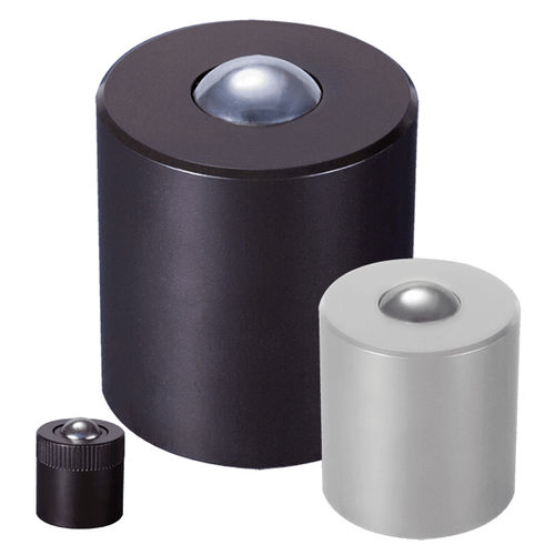Bille de manutention à ressort - 95 series - Omnitrack - en inox / à socle cylindrique / pour charges lourdes