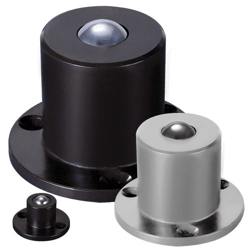 Bille de manutention à ressort - 8701 - Omnitrack - en inox / en acier / à collerette