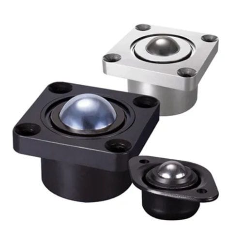 Bille de manutention pour charges lourdes - 8300 - Omnitrack - en inox / en polymère / à socle cylindrique