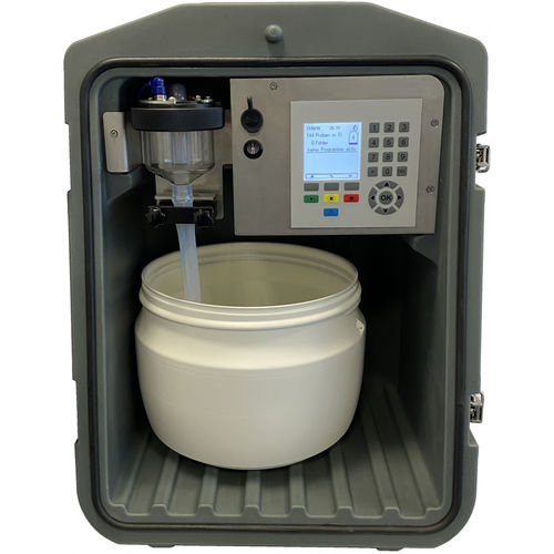 Échantillonneur de liquide - AQUACOMPACT - AQUALABO - avec pompe à vide / portable / autonome