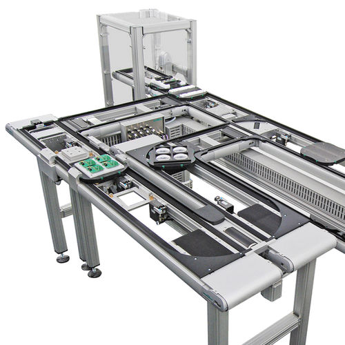 Convoyeur à bande - LT40 - MONTECH - pneumatique / à double bande / horizontal