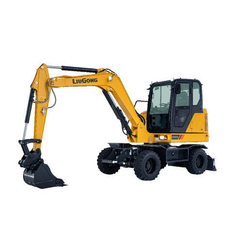 Pelleteuse midi - 9075FW - Guangxi Liugong Machinery Co., Ltd. - à roues / Tier 3 / pour chantier de construction
