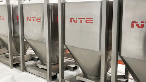 Conteneur IBC en inox - M512 - NTE PROCESS - en acier / en polyéthylène / pour poudres / granules