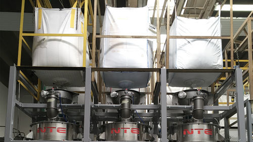 Videur de big-bag mobile - M348 - NTE PROCESS - pour l'industrie chimique / pour l'industrie agroalimentaire