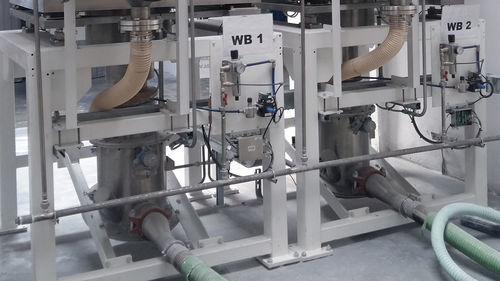 Système de transport pneumatique pour conteneur IBC - Minijet TiO2 M504 - NTE PROCESS - pour filtres / pour trémie / pour silo