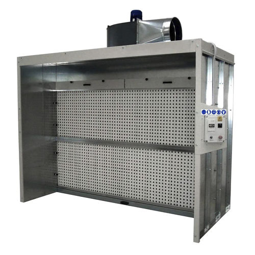 Cabine de poudrage ouverte - ZINCO SEC SMART - GGE srl - à filtre sec / à cyclone / automatique