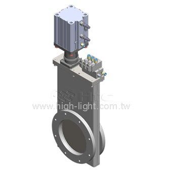 Vanne à guillotine - HV - Highlight Technology Corp. - pneumatique / pour le vide / en inox