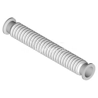Tuyau flexible en acier inoxydable - KF-FX series - Highlight Technology Corp. - pour le vide / à bride / annelé