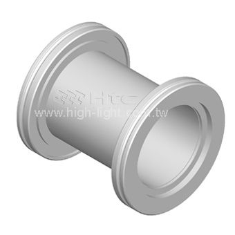 Mamelon en acier inoxydable - ISO-N series - Highlight Technology Corp. - à bride / pour le vide
