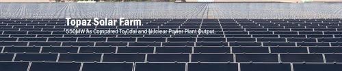 Centrale solaire > 100 MW - Topaz Solar Farm - First Solar