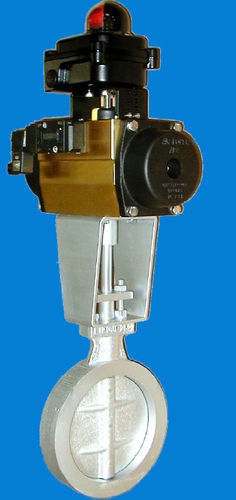 Vanne papillon - DN 100 - 500, PN 16, 450 °C | GD, P series - ECONEX S.R.L. - à commande pneumatique / de contrôle