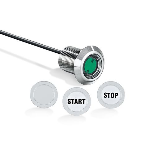 Bouton poussoir capacitif - KT53 series  - ifm electronic - durci / pour environnements sévères / IP69K