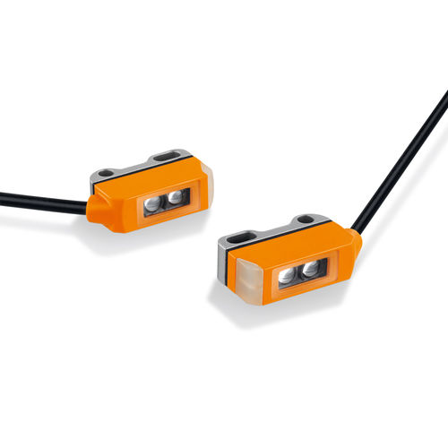 Détecteur photoélectrique miniature - O8x2xx series - ifm electronic - avec suppression d'arrière-plan / à réflexion directe / rétro-réfléchissant