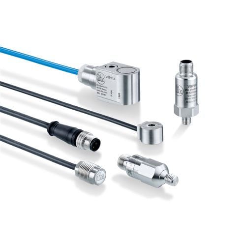 Accéléromètre pour la surveillance d'état de machine - VSA, VSP, VNA series - ifm electronic - 1 axe / piézoélectrique / capacitif