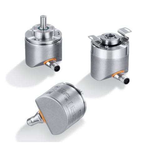 Codeur rotatif incrémental - RU3110, RV3110, RO3110 - ifm electronic - à arbre plein / à axe creux / à bride synchro