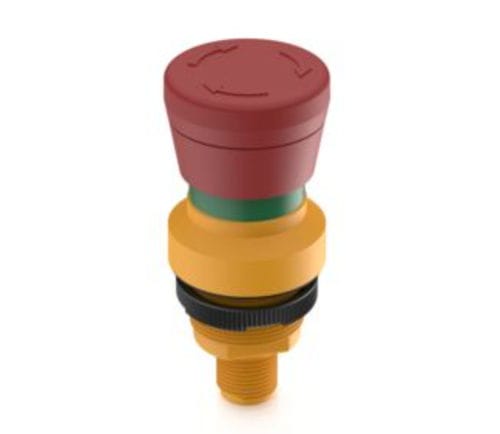 Bouton poussoir d'arrêt d'urgence - RAMO 22 E - RAFI GmbH & Co. KG - à tête champignon / IP65 / IP67
