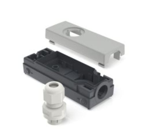 Boîte à boutons à 2 boutons - E-Box  - RAFI GmbH & Co. KG - IP65 / d'arrêt d'urgence / compacte