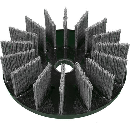 Brosse circulaire - Abtex - abrasive / au diamant / en fibre céramique