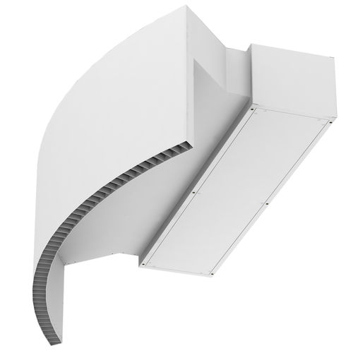 Rideau d'air ambiant - Rotowind - AIRTÈCNICS - horizontal / pour porte à tambour / avec chauffage électrique
