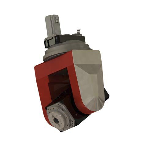Tête d'usinage 2 axes - 12 KW, max. 12 000 rpm | TO 16 - VEM - à angle variable