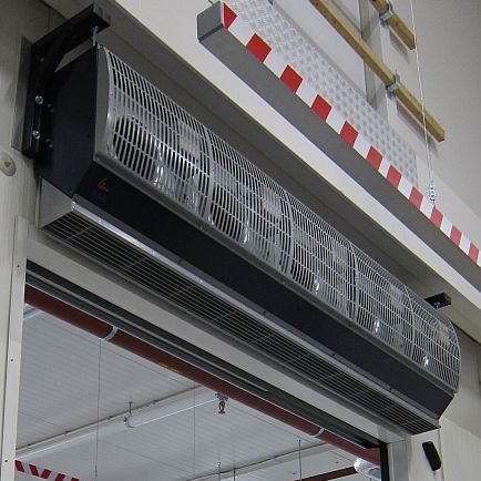 Rideau d'air ambiant - ISOLAIR - Biddle - froid / horizontal / pour chambre froide