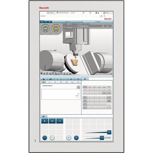 IHM tactile multi-touch - DR series - Bosch Rexroth - Electric Drives and Controls - encastrable / 1366 x 768 / 1920 x 1080