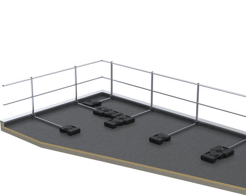 Garde-corps autoportant - SECURILISSE® evo GCE-PL 2019 - SOMAIN SECURITE - en aluminium