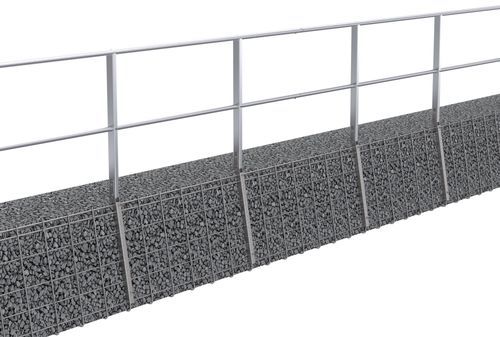 Garde-corps en aluminium - SECURILISSE® gabion - SOMAIN SECURITE - en acier