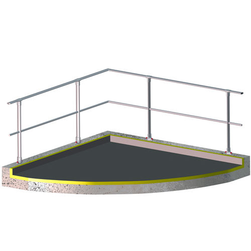 Garde-corps en aluminium - SECURILISSE® GC-DP  - SOMAIN SECURITE