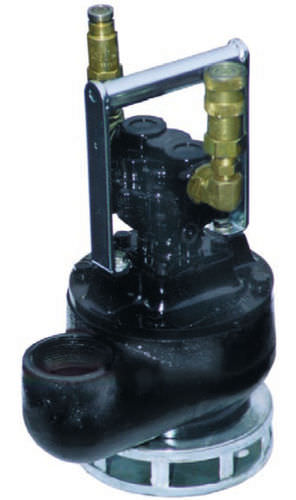 Pompe à vortex - S2T-2 - Hydra-Tech Pumps - pour eaux usées / à commande hydraulique / immergée