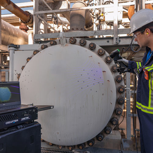 Logiciel de gestion de pipeline - Pipeline - Creaform - d'inspection / de tuyauterie / pour CND