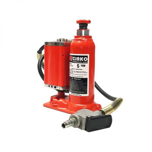 Cric bouteille - ZABJ-05M - Zinko Hydraulic Jack - hydropneumatique / 5 tonnes / en acier