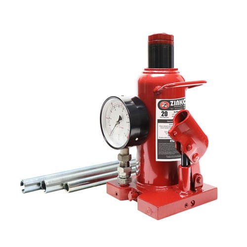 Cric bouteille - ZNP-20P - Zinko Hydraulic Jack - hydraulique / 20 tonnes / automobile