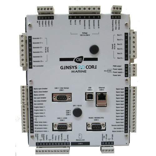Contrôleur de groupe électrogène pour applications marines - GENSYS 2.0 MARINE CORE - CRE TECHNOLOGY - automatique / parallèle / de synchronisation