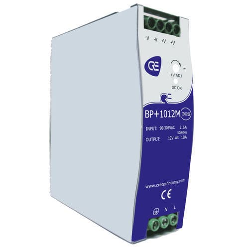 Chargeur de batterie pour groupe électrogène - BP+1012M-305 - CRE TECHNOLOGY - pour motopompe / sur rail-DIN / plomb