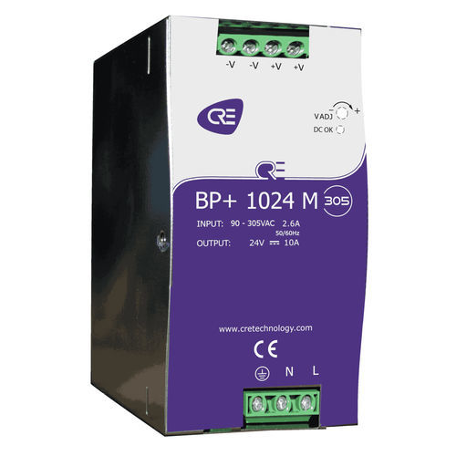 Chargeur de batterie pour groupe électrogène - BP+1024M-305 - CRE TECHNOLOGY - pour motopompe / sur rail-DIN / plomb