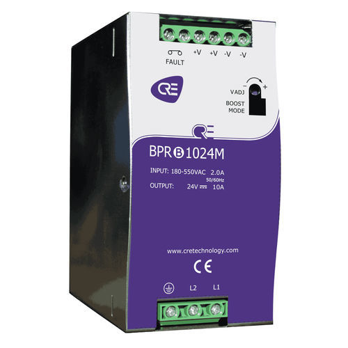 Chargeur de batterie sur rail-DIN - BPRB1024M - CRE TECHNOLOGY - plomb / Ni-Cd / pour groupe électrogène