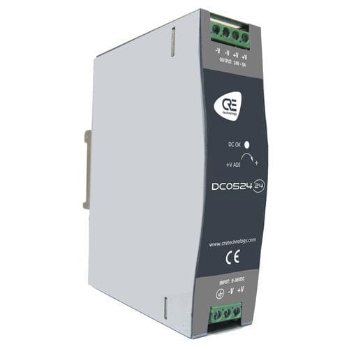 Convertisseur DC/DC sur rail DIN - DC0524-24 - CRE TECHNOLOGY - industriel / sortie de tension / ajustable