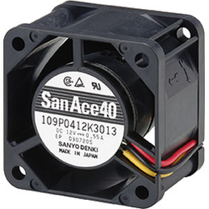 Ventilateur pour PC axial - 109P0412B3013 - SANYO DENKI America - de refroidissement / 12 Vcc / en plastique